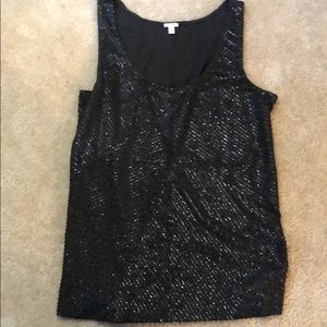 Jcrew cotton sequin tank